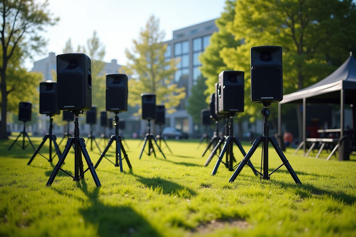 enceintes audio