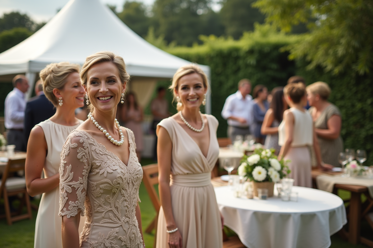 Groupe de femmes lors d